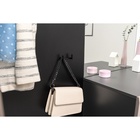 Вешалка в прихожую «МОБИ. Сидней», с полкой, с крючками, 600×266×1578 мм, цвет чёрный - Фото 3