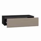 Тумба «МОБИ. Сидней» подвесная, с выдвижным ящиком, 840×413×223 мм, Антрацит/Веллюто Капучино - Фото 2