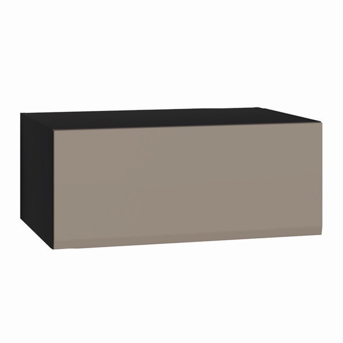 Антресоль к шкафу «МОБИ. Сидней», 840×573×348 мм, цвет антрацит/веллюто капучино - Фото 1