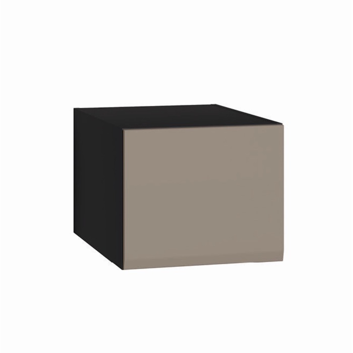 Антресоль к шкафу «МОБИ. Сидней», 420×573×348 мм, цвет антрацит/веллюто капучино - Фото 1