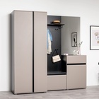 Прихожая «МОБИ. Сидней», компоновка 2, 5 модулей, 2040×573×2052 мм, цвет антрацит/веллюто капучино - Фото 1