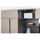 Прихожая «МОБИ. Сидней», компоновка 3, 2040×573×2400 мм, цвет антрацит/веллюто капучино - Фото 3