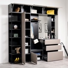 Прихожая «МОБИ. Сидней» компоновка 4, 2280×413×2400 мм, цвет антрацит/веллюто капучино - Фото 2