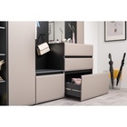 Прихожая «МОБИ. Сидней» компоновка 4, 2280×413×2400 мм, цвет антрацит/веллюто капучино - Фото 5