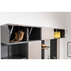 Прихожая «МОБИ. Сидней» компоновка 4, 2280×413×2400 мм, цвет антрацит/веллюто капучино - Фото 6