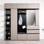 Прихожая «МОБИ. Сидней» компоновка 4, 2280×413×2400 мм, цвет антрацит/веллюто капучино - Фото 9