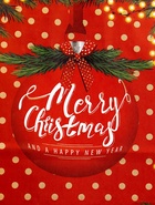 Подарочные пакеты новогодние крафт «Рождество», 15?21?8 см, Набор 5 шт. (комплект 2 шт) - фото 42938618