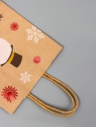 Подарочные пакеты новогодние крафт «Чудо», 15?21?8 см, Набор 5 шт. (комплект 4 шт) - фото 42938643