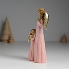 Фигурка полистоун «Ангел с ангелочком в розовых платьях», 6.5×4×15.5 см - Фото 3