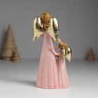 Фигурка полистоун «Ангел с ангелочком в розовых платьях», 6.5×4×15.5 см - Фото 4