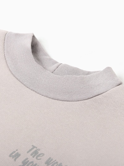 Костюм детский с начёсом (свитшот, брюки) MINAKU: astronaut, серый, рост 152 см