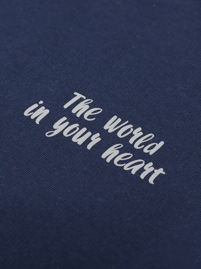 Костюм детский с начёсом (свитшот, брюки) MINAKU: astronaut, синий, рост 146 см