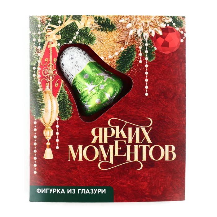 Открытка с фигуркой из глазури «Ярких моментов», 18 г