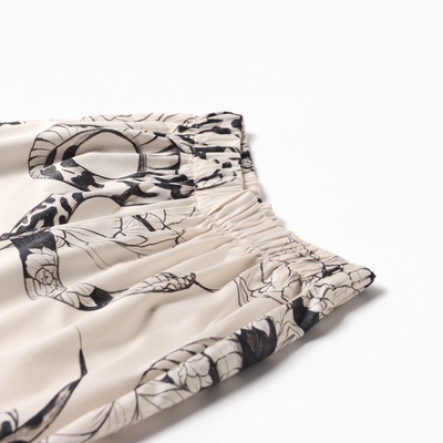 Пижама новогодняя женская KAFTAN «Змея», размер 40-42, бежевый