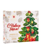 Чай новогодний в пакетиках «С Новым Годом», ассорти, 20 п × 2 г - Фото 1