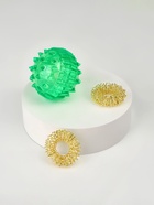 Массажёр для рук и ног, d=3.5 см, 2 кольца, зелёный - Фото 4