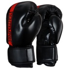 Перчатки боксёрские FIGHT EMPIRE, размер 14 oz, чёрно-красные - Фото 1