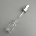 Бутылочка для хранения, с пипеткой, 10 мл, цвет серебристый/белый - Фото 4