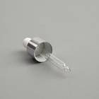 Бутылочка для хранения, с пипеткой, 10 мл, цвет серебристый/белый (комплект 2 шт) - фото 26881946