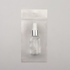 Бутылочка для хранения, с пипеткой, 15 мл, серебристая, белая - Фото 6