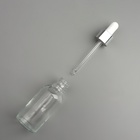 Бутылочка для хранения, с пипеткой, 30 мл, цвет серебристый/белый - Фото 3