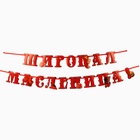 Гирлянда на ленте «Широкая масленица», длина 250 см - фото 322187648