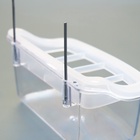 Кормушка для птиц, 11.7×6.3×5.5 см, внутренняя, с разделителем, пластик, прозрачная - Фото 3