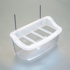 Кормушка для птиц, 11.7×6.3×5.5 см, внутренняя, с разделителем, пластик, прозрачная - Фото 7