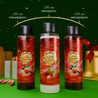 Новогодний подарочный набор косметики SB BEAUTY, шампунь, гель для душа, молочко для тела, с ароматом миндаля и мандарина - Фото 2