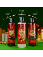 Новогодний подарочный набор косметики SB BEAUTY, шампунь, гель для душа, молочко для тела, с ароматом миндаля и хвои - Фото 6