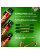 Новогодний подарочный набор косметики SB BEAUTY, шампунь, гель для душа, молочко для тела, с ароматом миндаля и мяты - Фото 5