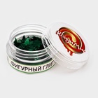 Глиттер пищевой фигурный «Ёлки зеленые», 0.5 г - Фото 3