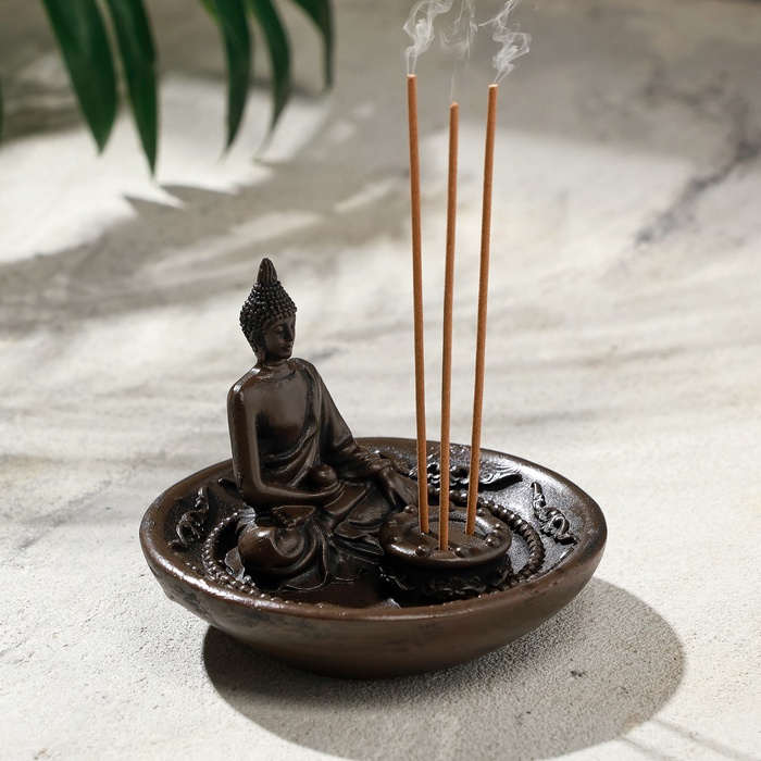 Подставка для благовоний TAKE IT EASY «Будда», 9×9×7 см - Фото 1