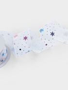 Лента капроновая «Снежинки», 40 мм, 9±0.5 м, белая - Фото 3