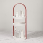 Органайзер для хранения, 3 секции, d=20×50 см, белый, розовый - Фото 2