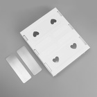 Ящик подвесной, 1 секция, с клеевой основой, 20×17×6 см, белый, прозрачный - Фото 5