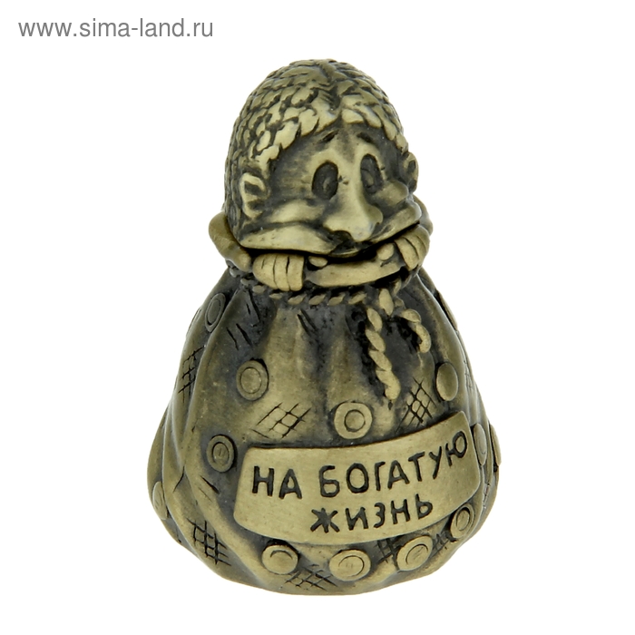 Колокольчик Домовой "На богатство" - Фото 1