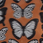 Интерьерный декор «Бабочки полупрозрачные», пластик, чёрные, набор 18 шт., без клеевого слоя, 5; 6; 7 см  (артикул 10693208)  большой выбор товаров оптом и в розницу по низким ценам с доставкой