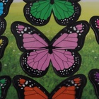 Наклейка пластик интерьерная "Бабочки полупрозрачные" разноцветные набор 19 шт 5; 6; 7 см - фото 809500320