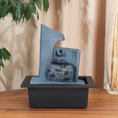 Фонтан настольный «Клиффорд», 26×22.5 см, с подсветкой
