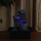 Фонтан настольный «Дуайт», 26×23 см, с подсветкой, без шарика - Фото 3