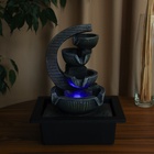 Фонтан настольный «Каменные кадки, дуга», 26×23 см, с подсветкой, без шарика - Фото 3