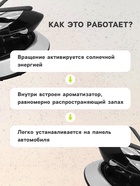 Ароматизатор на панель «Вертолет» черный - Фото 2