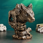 Фигура гипс «Волк» 24×22×33 см, под бронзу - Фото 2