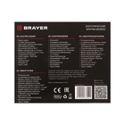 Электрическая бритва BRAYER BR3600, 5 Вт, роторная, 2 головки, влажное/сухое бритьё, АКБ 10820811 - фото 13872718