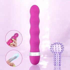 Вибратор G Spot, стимулятор точки G, сменная насадка, розовый 10839565