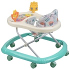 Ходунки «Солнышко», 7 колес, музыкальные игрушки, бирюзовый - фото 121595412