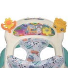 Ходунки «Солнышко», 7 колес, музыкальные игрушки, бирюзовый - фото 121595415