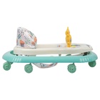 Ходунки «Солнышко», 7 колес, музыкальные игрушки, бирюзовый - фото 121595418