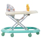 Ходунки «Солнышко», 7 колес, музыкальные игрушки, бирюзовый - фото 121595419